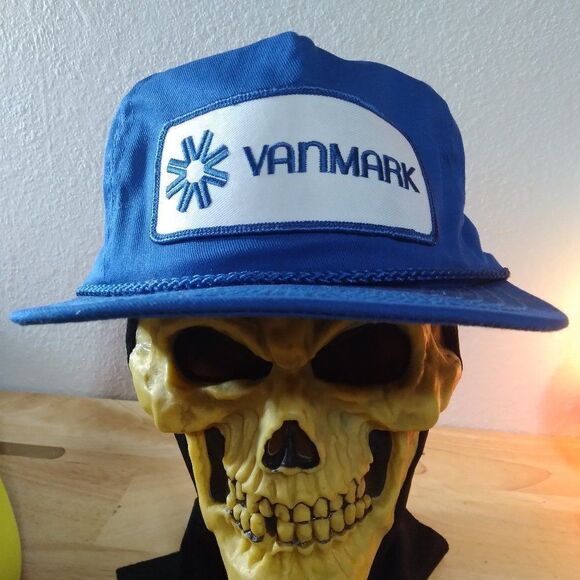 Deadstock Vintage Vanmark Patch Rope Snap Back Hat - Picture 1 of 8